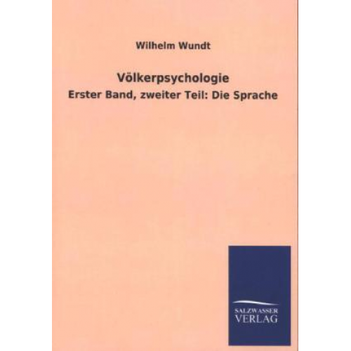 Wilhelm Wundt - Völkerpsychologie