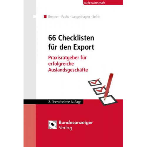 Hatto Brenner & Burkhart Fuchs & Stefanie Gailler & Matthias Sefrin - 66 Checklisten für den Export