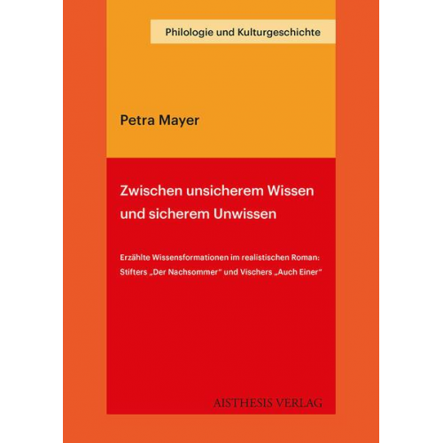 Petra Mayer - Zwischen unsicherem Wissen und sicherem Unwissen