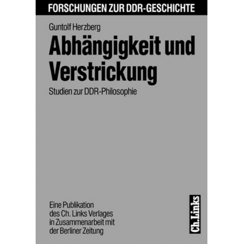Guntolf Herzberg - Abhängigkeit und Verstrickung