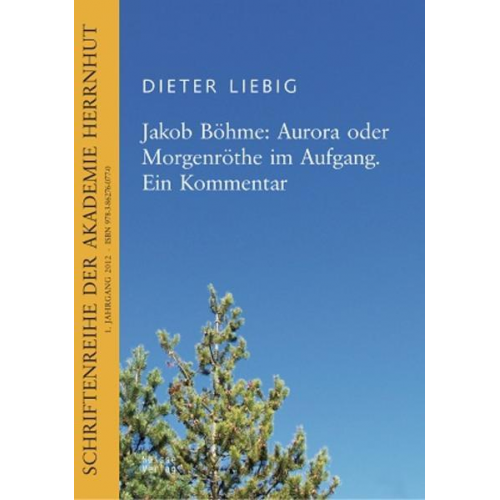 Dieter Liebig - Jakob Böhme: Aurora oder Morgenröthe im Aufgang. Ein Kommentar