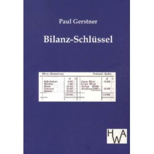 Paul Gerstner - Bilanz-Schlüssel