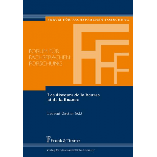 Les discours de la bourse et de la finance