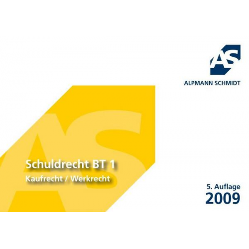 Annegerd Alpmann-Pieper - Schuldrecht BT 1