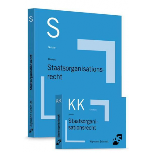 Bundle Altevers, Skript Staatsorganisationsrecht + Altevers, Karteikarten Staatsorganisationsrecht