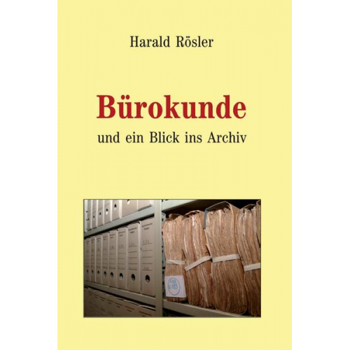 Harald Rösler - Bürokunde