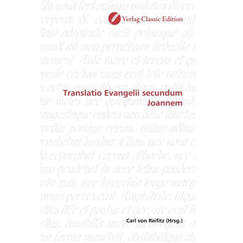 Carl Reifitz - Translatio Evangelii secundum Joannem