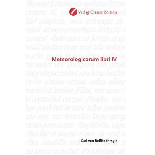 Carl Reifitz - Meteorologicorum libri IV