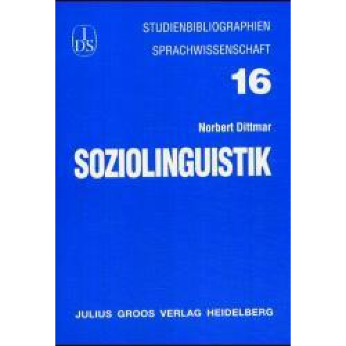 Norbert Dittmar - Soziolinguistik