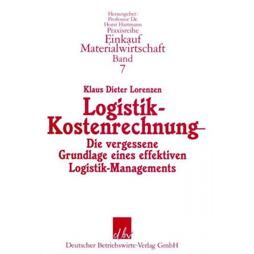 Klaus Dieter Lorenzen - Logistik-Kostenrechnung.