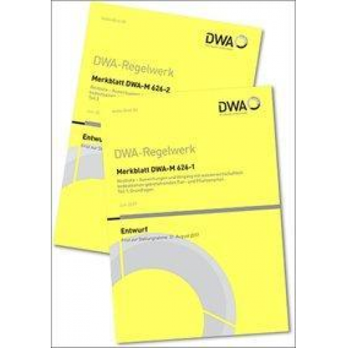 Kombipaket Merkblatt DWA-M 626-1 und -2