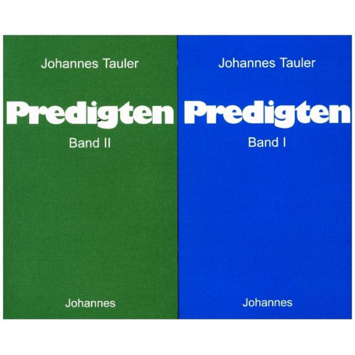 Johannes Tauler - Predigten, in 2 Bdn.