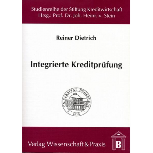 Reiner Dietrich - Integrierte Kreditprüfung.