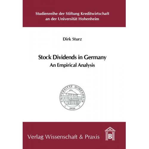 Dirk Sturz - Stock Dividends in Germany.