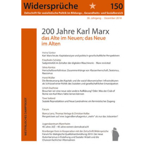 Widersprüche 150 - 200 Jahre Karl Marx