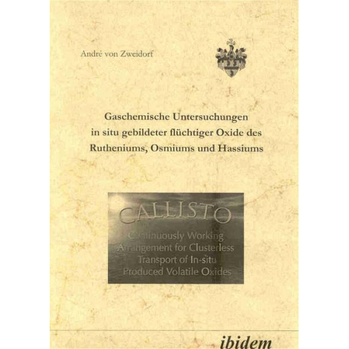 André Zweidorf - Gaschemische Untersuchungen in situ gebildeter flüchtiger Oxide des Rutheniums, Osmiums und Hassiums