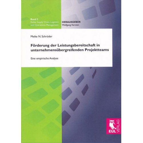 Meike N. Schröder - Förderung der Leistungsbereitschaft in unternehmensübergreifenden Projektteams