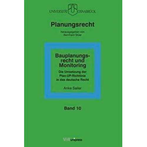 Anke Sailer - Bauplanungsrecht und Monitoring