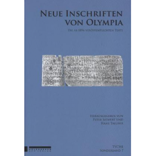 Neue Inschriften von Olympia