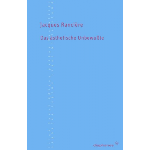 Jacques Rancière - Das ästhetische Unbewußte