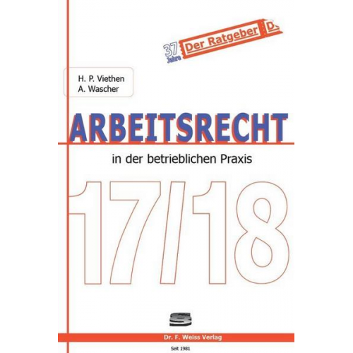 Hans Peter Viethen & Angelika Wascher - Arbeitsrecht 2018