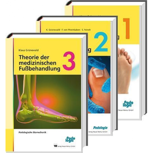 Klaus Grünewald - Theorie der medizinischen Fußbehandlung, Band 1-3, Set