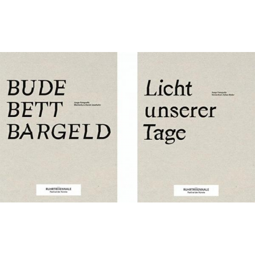 BUDE BETT BARGELD / Licht Unserer Tage – Junge Fotografie: Ruhrtriennale 2016