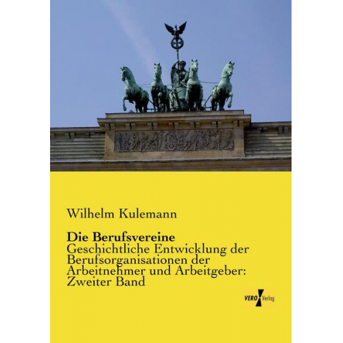 Wilhelm Kulemann - Die Berufsvereine