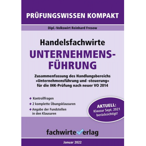 Reinhard Fresow - Handelsfachwirte: Unternehmensführung