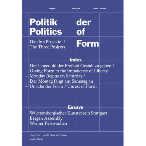 Politik der Form / Politics of Form