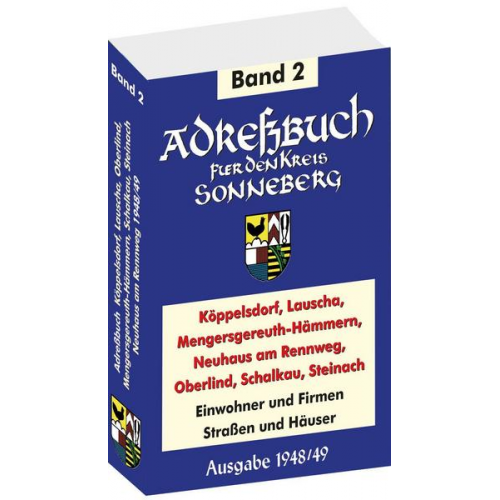 Adreßbuch von Köppelsdorf, Lauscha, Mengersgereuth-Hämmern, Neuhaus am Rennweg, Oberlind, Schalkau und Steinach 1948/49