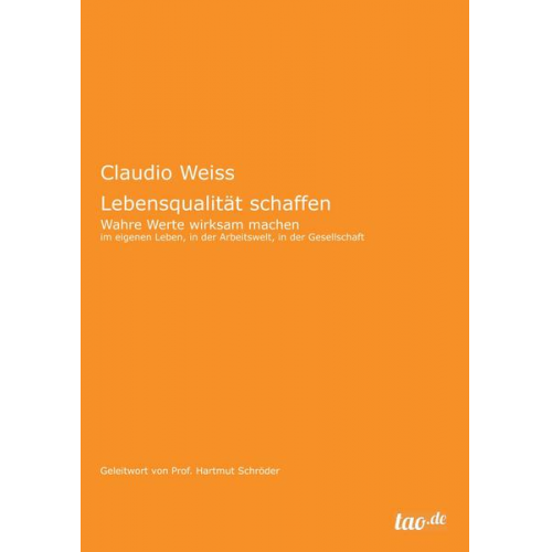 Claudio Weiss - Lebensqualität schaffen