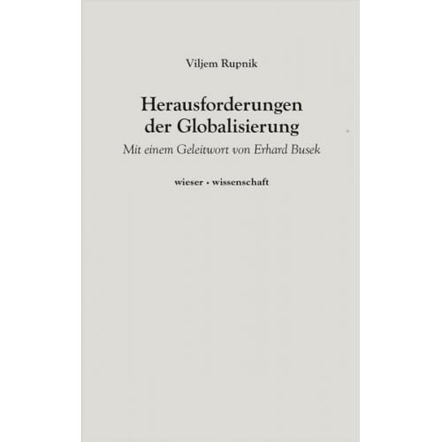 Viljem Rupnik - Herausforderungen der Globalisierung