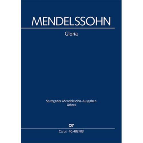 Felix Mendelssohn Bartholdy - Gloria in Es (Klavierauszug)