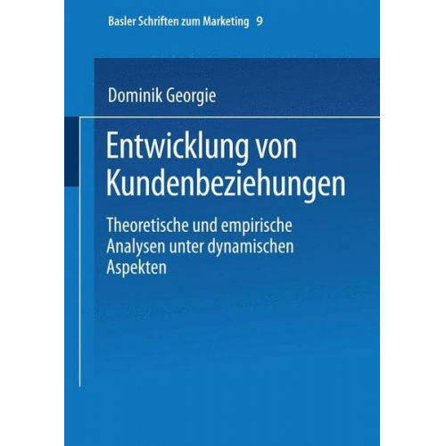 Dominik Georgi - Entwicklung von Kundenbeziehungen