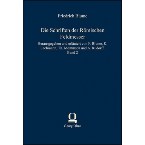 Die Schriften der Römischen Feldmesser