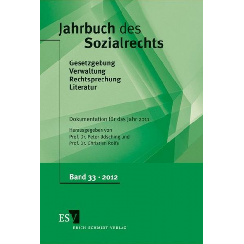 Jahrbuch des Sozialrechts / Jahrbuch des Sozialrechts Dokumentation für das Jahr 2011