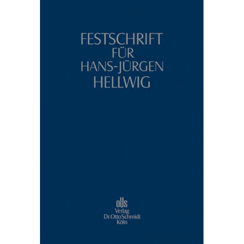 Festschrift für Hans-Jürgen Hellwig