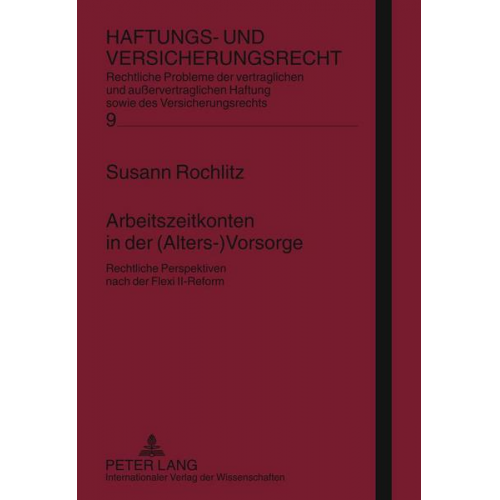 Susann Rochlitz - Arbeitszeitkonten in der (Alters-)Vorsorge