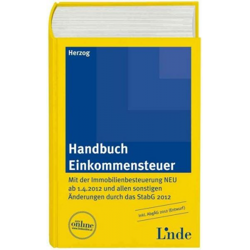 Oliver Herzog - Handbuch Einkommensteuer