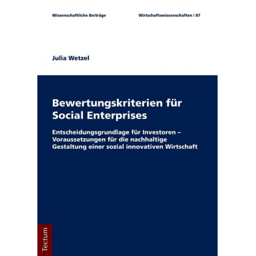 Julia Wetzel - Bewertungskriterien für Social Enterprises