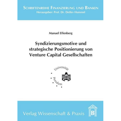 Manuel Effenberg - Syndizierungsmotive und strategische Positionierung von Venture Capital Gesellschaften.