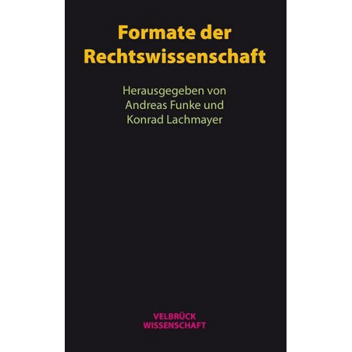 Formate der Rechtswissenschaft