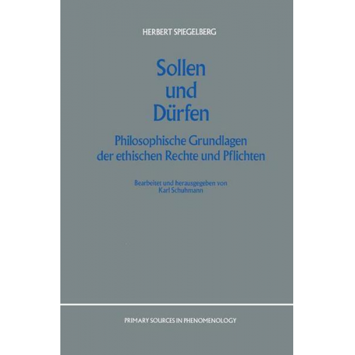 E. Spiegelberg - Sollen und Dürfen