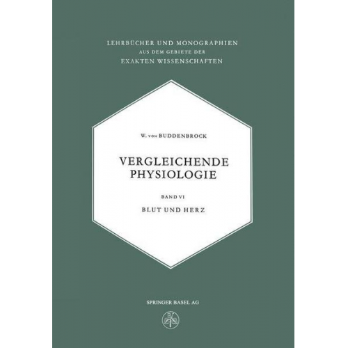 W. Buddenbrock - Vergleichende Physiologie