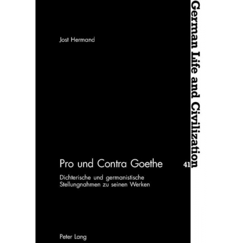 Jost Hermand - Pro und Contra Goethe