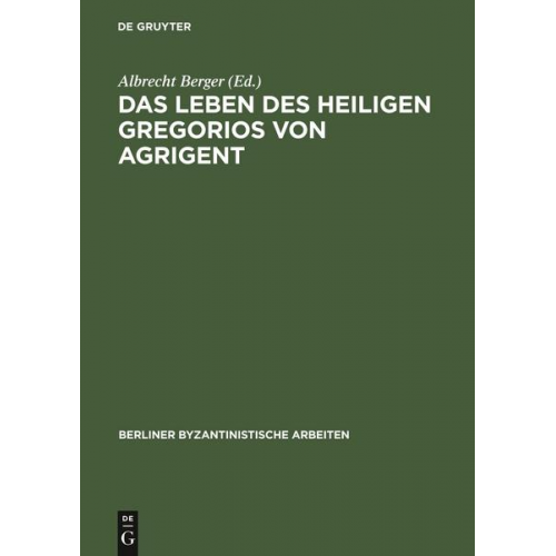 Villon - Das Leben des Heiligen Gregorios von Agrigent