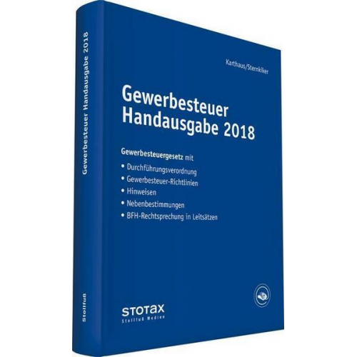 Volker Karthaus & Oliver Sternkiker - Gewerbesteuer Handausgabe 2018