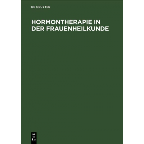 Joachim Ufer - Hormontherapie in der Frauenheilkunde