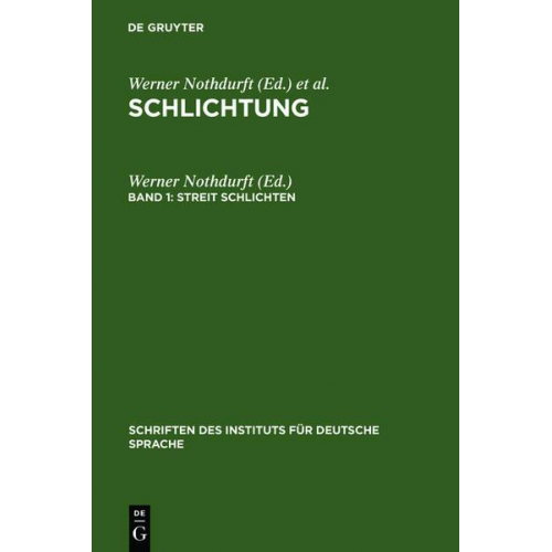 Schlichtung / Streit schlichten